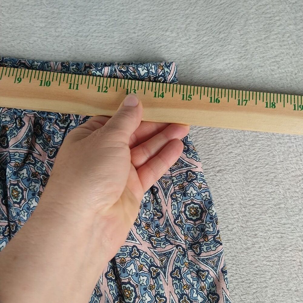 Loft Linen Skirt Women's Small Pull on A-line flare mini above knee - Picture 4 of 9